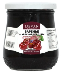 Sladká zavařenina z ČERVENÉ TŘEŠNĚ, 600g